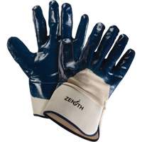 Heavyweight Safety Cuff Gloves, 11/2X-Large, Nitrile Coating, Cotton Shell R.M.G. Prévention