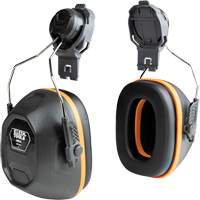 Cache-oreilles pour casques de s&eacute;curit&eacute;, Fixation pour casque, 27 NRR dB R.M.G. Prévention