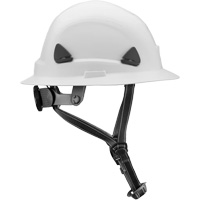 Casque Fibre Metal de style escalade avec bordure compl&egrave;te, R&eacute;pond aux normes CSA type 2, Suspension Rochet, Non ventil&eacute; R.M.G. Prévention
