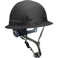 Casque Fibre Metal de style escalade avec bordure compl&egrave;te, R&eacute;pond aux normes CSA type 2, Suspension Rochet, Non ventil&eacute; R.M.G. Prévention