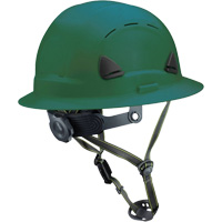 Casque Fibre Metal de style escalade avec bordure compl&egrave;te, R&eacute;pond aux normes CSA type 2, Suspension Rochet, Ventil&eacute; R.M.G. Prévention