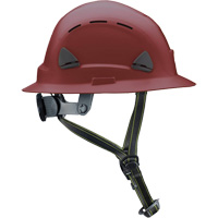 Casque Fibre Metal de style escalade avec bordure compl&egrave;te, R&eacute;pond aux normes CSA type 2, Suspension Rochet, Ventil&eacute; R.M.G. Prévention