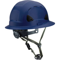 Casque Fibre Metal de style escalade avec bordure compl&egrave;te, R&eacute;pond aux normes CSA type 2, Suspension Rochet, Ventil&eacute; R.M.G. Prévention