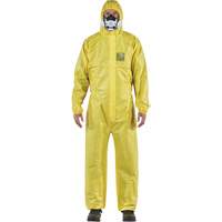 AlphaTec&reg; 2300 STANDARD Bound Model 147 Coveralls, Small, Yellow, Polyethylene Laminate/Polypropylene R.M.G. Prévention