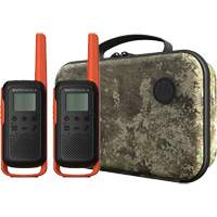 T275 Sportsman Edition Two-Way Radio, UHF Radio Band, 22 Channels, 40 km Range R.M.G. Prévention