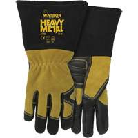 2782 Womans Fired Up MIG/Stick Welding Gloves, Grain Cowhide, Size Small R.M.G. Prévention