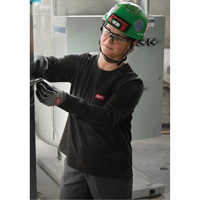 T-shirt &agrave; manches longues avec poches GRIDIRON, Femmes, T-petit, Bleu R.M.G. Prévention