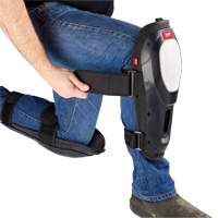 Dynamic Flooring Knee Pad, Hook and Loop Style, Plastic Caps, Foam Pads R.M.G. Prévention