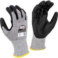 RWG566 AXIS Cut Protection Touchscreen Work Glove, Size X-Small, 18 Gauge, Polyurethane Coated, Stainless Steel/HPPE Shell, ASTM ANSI Level A5/EN 388 Level E R.M.G. Prévention