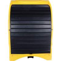 Palette contre les d&eacute;versements &agrave; couvercle dur pour 4 barils, 68,11" lo x 61,61" la x 83,07" h, Capacit&eacute; de charge 1433 lb R.M.G. Prévention