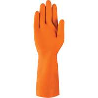 AlphaTec&reg; 87-208 Heavy-Duty Chemical-Resistant Gloves, Size 7, 12.8" L, Rubber Latex, Cotton/Flock-Lined Inner Lining, 29.5-mil R.M.G. Prévention