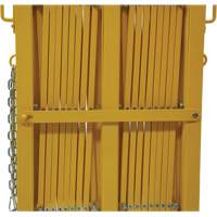 Barri&egrave;re extensible, 84" h x 20' lo, Jaune R.M.G. Prévention