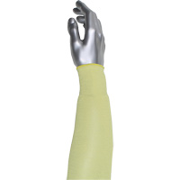 Manchette r&eacute;sistante &agrave; la coupe &agrave; pli unique Kut Gard, Aramide/ATA, 10", ASTM ANSI niveau A4, Jaune R.M.G. Prévention