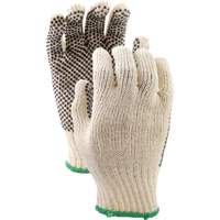 Gants en tricot avec pois de PVC 417, Poly/coton, Un c&ocirc;t&eacute;, Petit R.M.G. Prévention
