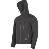 Veste chauffante Softshell, Hommes, Petit, Noir R.M.G. Prévention