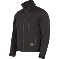 Veste chauffante Softshell, Hommes, Petit, Noir R.M.G. Prévention