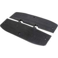 Speed Hump End Caps, Rubber, 2' L x 16" W x 1-1/4" H R.M.G. Prévention