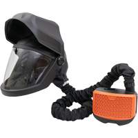 Visi&egrave;re rabattable PEAKAIR DEFENDER & ensemble de souffleur X90VX, Respirateur &agrave; masque/Masque de soudage, Pile Lithium-ion R.M.G. Prévention