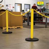 Industrial Stanchion Kit with Plastic Chain, 37" High, Red R.M.G. Prévention