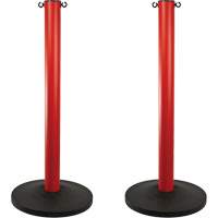 Industrial Stanchion, 37" High, Red R.M.G. Prévention