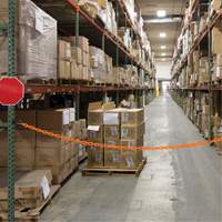 Magnetic Chain Barrier Warehouse Kit, Orange R.M.G. Prévention