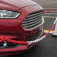 Bicolour Plastic Barrier Chain, Green/White R.M.G. Prévention