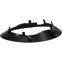 Bordure large compl&egrave;te &agrave; agrafe pour casque d'alpiniste RZRBack, blanc R.M.G. Prévention