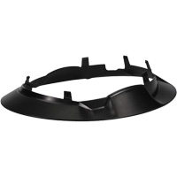 Bordure large compl&egrave;te &agrave; agrafe pour casque d'alpiniste RZRBack, blanc R.M.G. Prévention