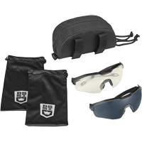 MY6 Safety Glasse Eyeshield Kit, Clear/Smoke Lens, Anti-Fog/Anti-Scratch, ANSI Z87+ R.M.G. Prévention