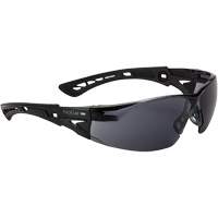 Rush+ BSSI Safety Glasses, Smoke/Grey Lens, Anti-Fog/Anti-Scratch, ANSI Z87+ R.M.G. Prévention