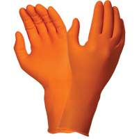 TOUCHNTUFF 93-800 Disposable Gloves, 6.5/7, Latex/Neoprene/Nitrile, 23.6-mil, Powder-Free, Orange R.M.G. Prévention