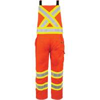 Salopette non doubl&eacute;e haute visibilit&eacute;, T-petit, Orange haute visibilit&eacute; R.M.G. Prévention