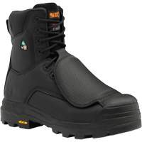 Bottes de travail Vulcan avec protecteur m&eacute;tatarsien &agrave; l'ext&eacute;rieur, Cuir, Taille 5, Imperm&eacute;able R.M.G. Prévention
