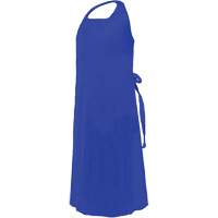 CoverMe Apron with Die-Cut Neck, Polyurethane, 45" L x 35" W, Blue R.M.G. Prévention