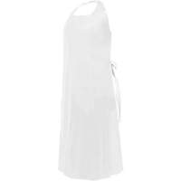 CoverMe Apron with Die-Cut Neck, Polyurethane, 45" L x 35" W, White R.M.G. Prévention