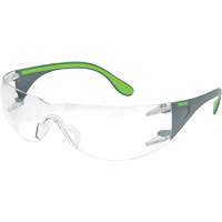 Lunettes de s&eacute;curit&eacute; gris/vert Adapt Lite, Lentille Transparent, Antibu&eacute;e/Anti-&eacute;gratignures, ANSI Z87+/R&eacute;pond ou surpasse la norme CSA Z94.3 R.M.G. Prévention