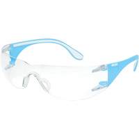 Lunettes de s&eacute;curit&eacute; bleu/blanc Adapt Lite, Lentille Transparent, Antibu&eacute;e/Anti-&eacute;gratignures, ANSI Z87+/R&eacute;pond ou surpasse la norme CSA Z94.3 R.M.G. Prévention
