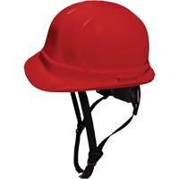 Casque de s&eacute;curit&eacute; de style casquette LIDGUARD avec mentonni&egrave;re, R&eacute;pond aux normes CSA type 1/CSA type 2, Suspension Rochet, Ventil&eacute; R.M.G. Prévention