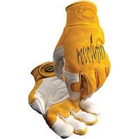 Caiman&reg; Premium TIG/MIG Welder's Gloves with Hook & Loop Closure, Split Cowhide, Size Medium R.M.G. Prévention