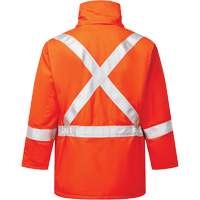 Parka isol&eacute; de 9 oz Haute visibilit&eacute; Avenger, style 515, Hommes, T-petit, Orange R.M.G. Prévention