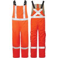 Salopette isol&eacute;e haute visibilit&eacute; de 9 oz Avenger, style 525, Hommes, T-petit, Orange R.M.G. Prévention