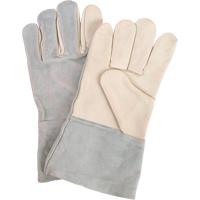 Standard-Duty Work Gloves, Large, Grain Cowhide Palm R.M.G. Prévention