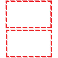 &eacute;tiquettes SIMDUT 200/pqt, Papier, Rouleau, 4-3/4" lo x 8-1/2" la R.M.G. Prévention