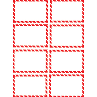 &eacute;tiquettes SIMDUT 100/bte, Vinyle, Feuille, 2-3/4" lo x 4-1/4" la R.M.G. Prévention