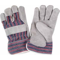Rugged Fitters Gloves, Large, Split Cowhide Palm, Cotton Inner Lining R.M.G. Prévention