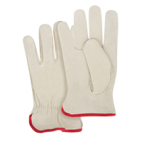 Gants pour conducteurs &agrave; ajustement serr&eacute;, 2T-Grand, Paume en Cuir fleur de vache R.M.G. Prévention
