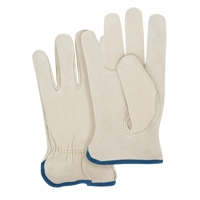Gants pour conducteurs &agrave; ajustement serr&eacute;, T-Grand, Paume en Cuir fleur de vache R.M.G. Prévention
