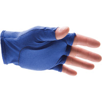 Doublures antichocs pour gants sans doigts, main droite, 6/T-petit, Paume en Synth&eacute;tique, Poignet &agrave; enfiler R.M.G. Prévention