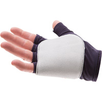 Gants de protection sans doigts paume/c&ocirc;t&eacute;, droit, T-petit, Paume en Su&egrave;de, Poignet &agrave; enfiler R.M.G. Prévention