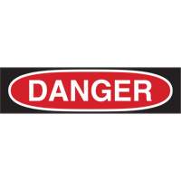 Enseigne Danger, 7" x 10", Polystyr&egrave;ne, Anglais R.M.G. Prévention